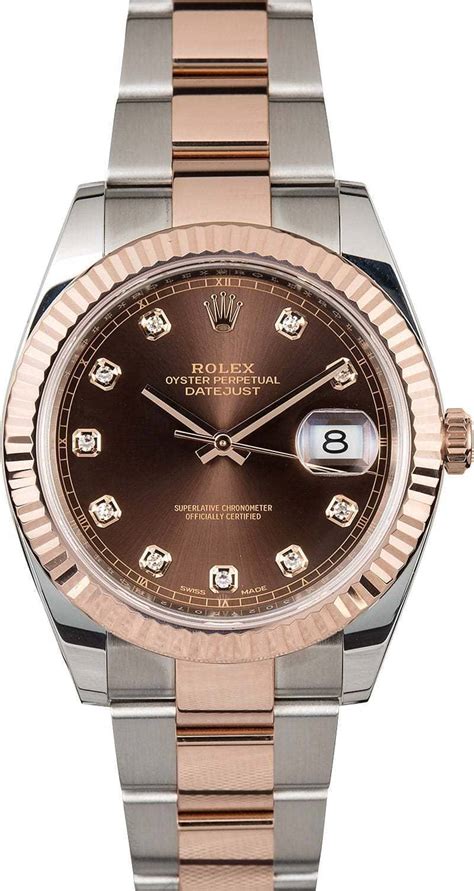 Rolex datejust everose gold